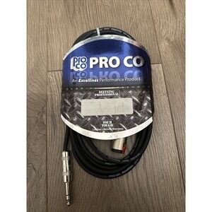 Pro Co BPBQBQF-10 Excellines Balanced Patch Cable - 10 foot